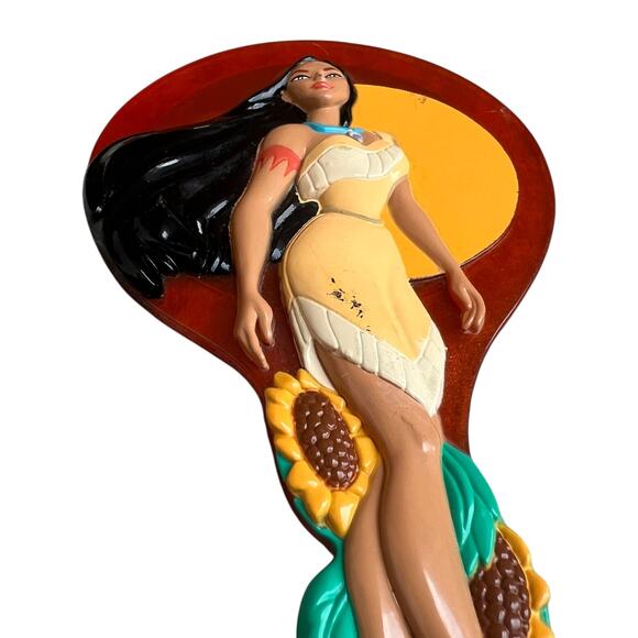 Disney Pocahontas 1995 Beautiful Maiden Vanity 3-PC Set Toys - Picture 6 of 8